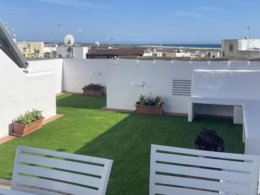 Casa Lola Conil, Azotea Al Mar Y Parking Solo Familias O Parejas Villa Conil De La Frontera Ngoại thất bức ảnh