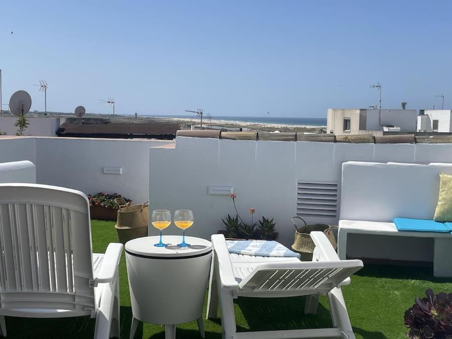 Casa Lola Conil, Azotea Al Mar Y Parking Solo Familias O Parejas Villa Conil De La Frontera Ngoại thất bức ảnh